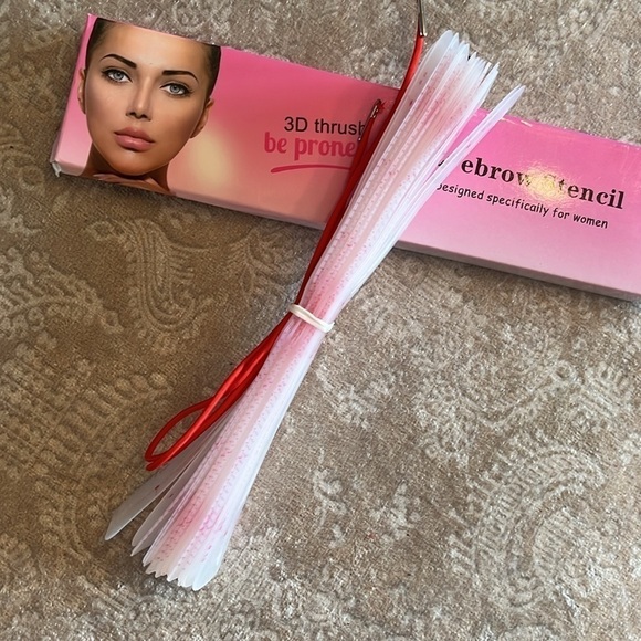 Brand New Spa Bundle Shower Steamers Foot Peel Masks Jade Roller Eyebrow Stencil - Picture 12 of 13